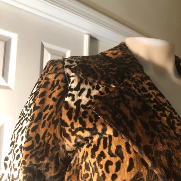 Saks Fifth Avenue Leopard Blazer Jacket - Picture 3 of 8